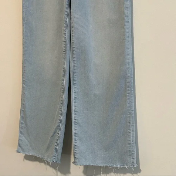 Daze Light Blue Wide Leg Women's Jeans - Picture 11 of 11